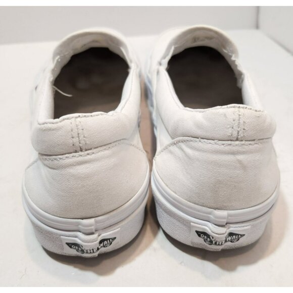 Women's Classic White Slip On Vans Size 8 Men's Size 6.5 Sneakers - Picture 7 of 12